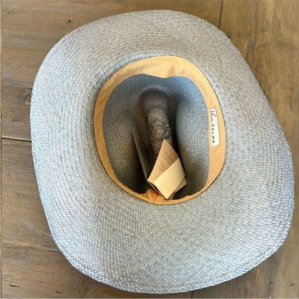 New Anthropologie x Van Palma Luke Rancher Hat L Blue